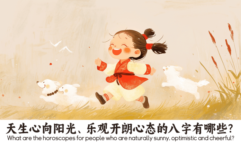 天生心向阳光、乐观开朗心态的八字