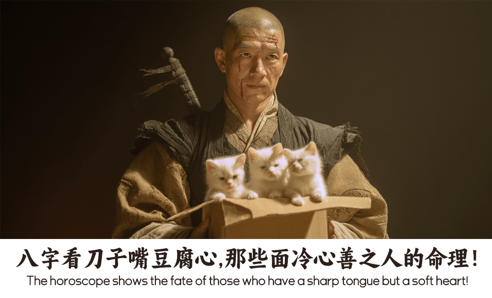 八字看刀子嘴豆腐心，那些面冷心善之人的命理！