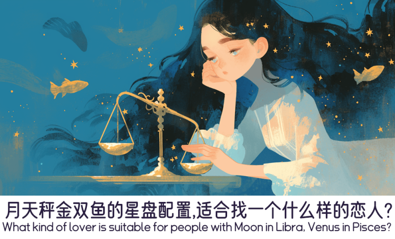 月天秤金双鱼的星盘配置适合找一个什么样的恋人