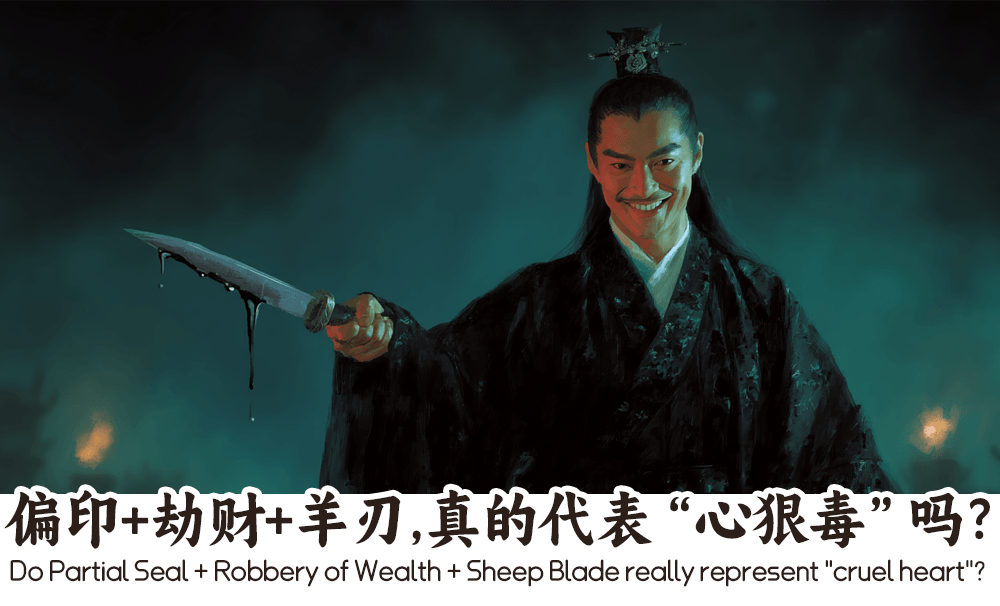 偏印+劫财+羊刃，真的代表“心狠毒”吗？