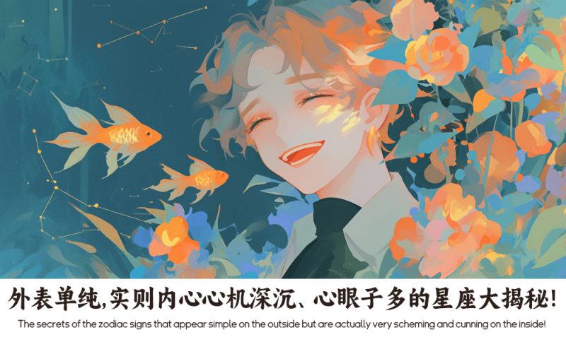 外表单纯，实则内心心机深沉、心眼子多的星座