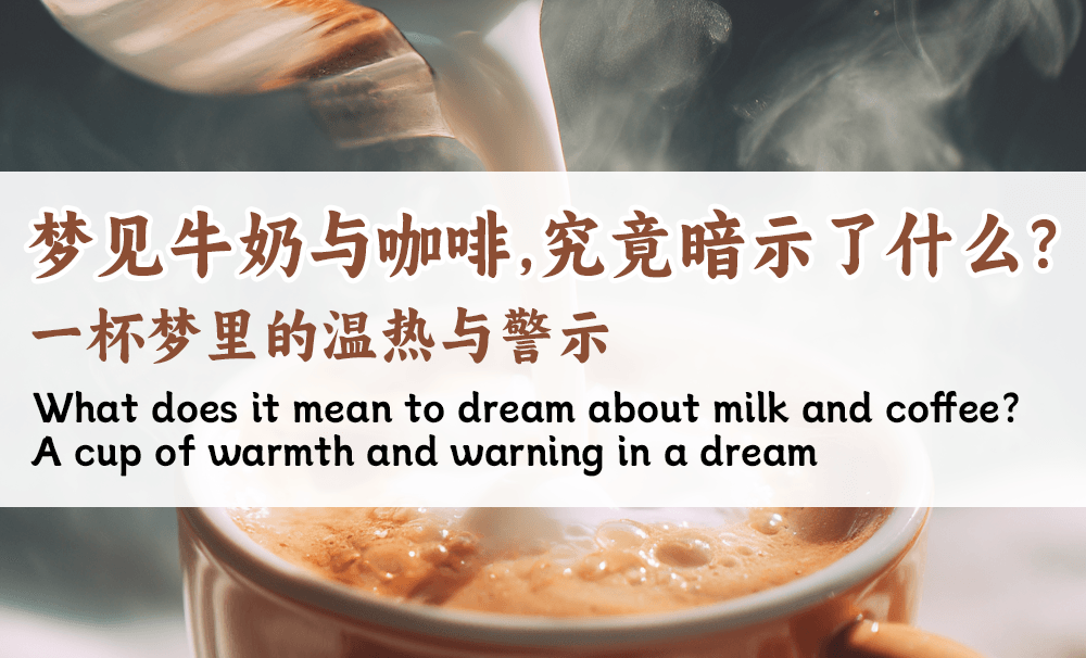 梦见牛奶与咖啡，究竟暗示了什么？一杯梦里的温热与警示