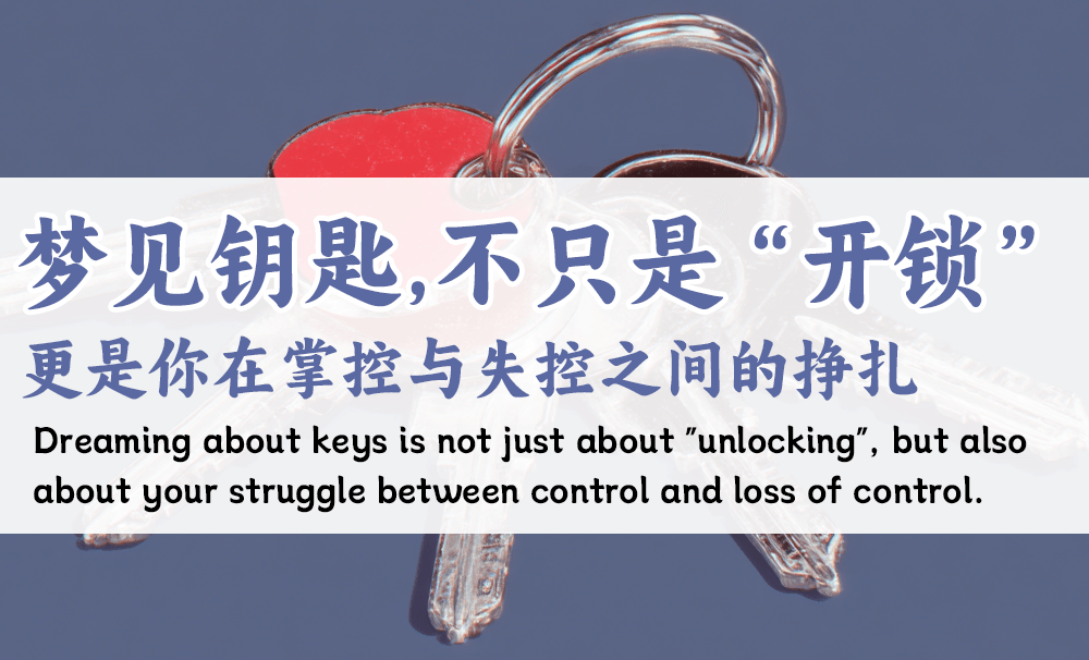 梦见钥匙，不只是“开锁”，更是你在掌控与失控之间的挣扎