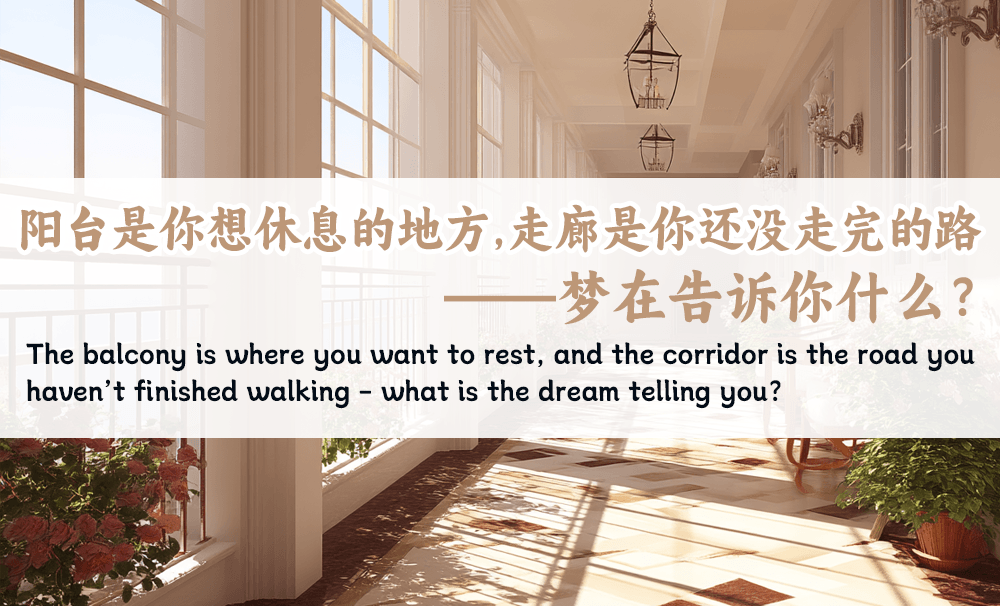 阳台是你想休息的地方，走廊是你还没走完的路——梦在告诉你什么？