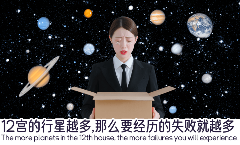 12宫的行星越多为什么要经历的失败就越多