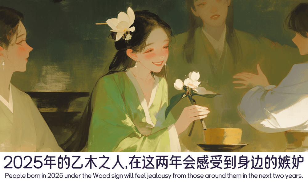 2025年的乙木之人，在这两年会感受到身边的嫉妒