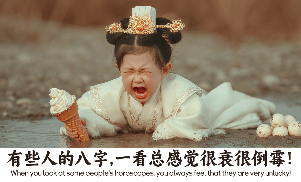 有些人的八字，一看总感觉很衰很倒霉！
