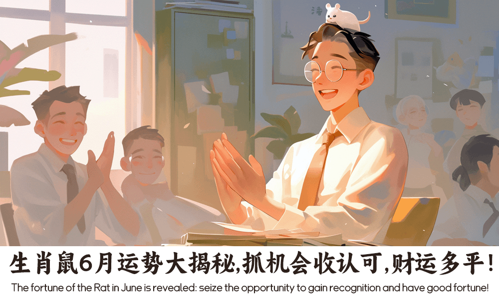 生肖鼠6月运势大揭秘，抓机会收认可，财运多平！