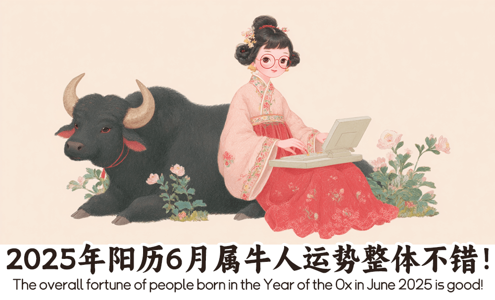 2025年阳历6月属牛人运势整体不错！