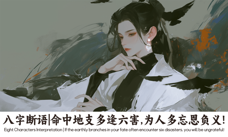 命中地支多逢六害