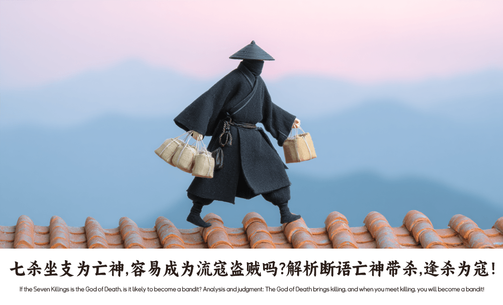 七杀坐支为亡神，容易成为流寇盗贼吗？解析断语亡神带杀，逢杀为寇！