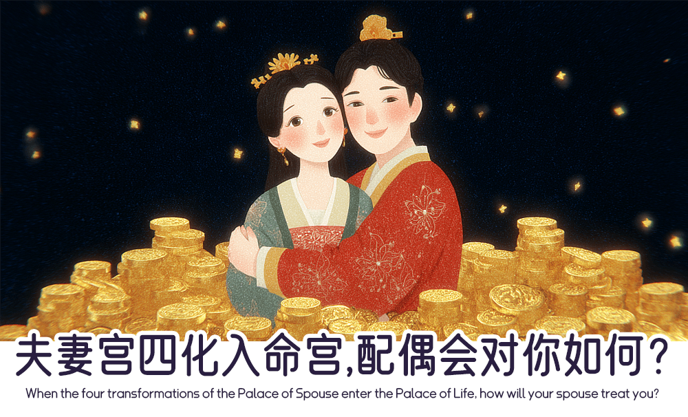 夫妻宫四化入命宫，配偶会对你如何？