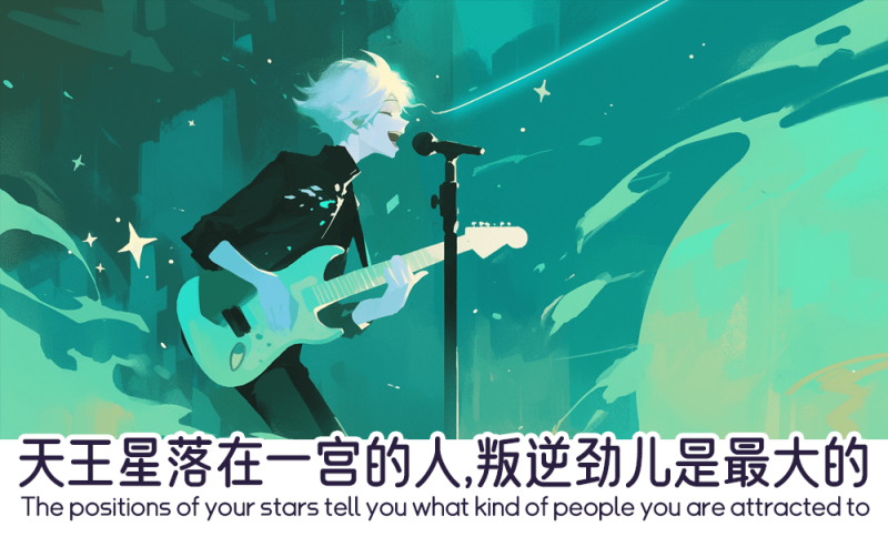 天王星落在一宫的叛逆劲儿