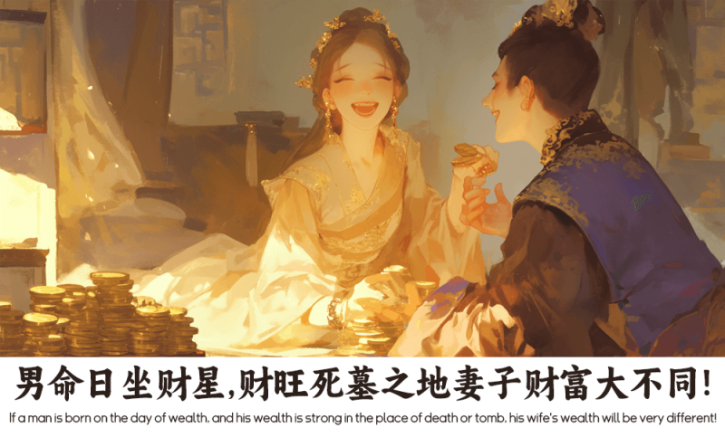 男命日坐财星