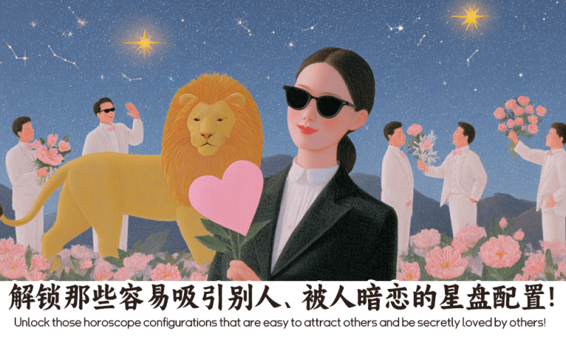 容易吸引别人、被人暗恋的星盘配置