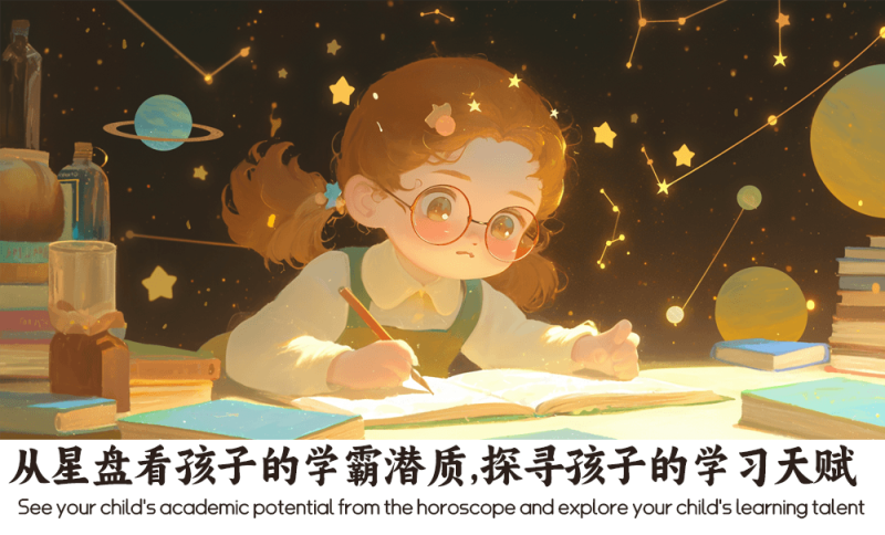 星盘看孩子的学霸潜质