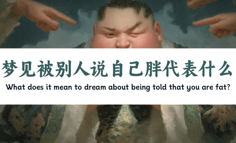 梦见被别人说自己胖代表什么