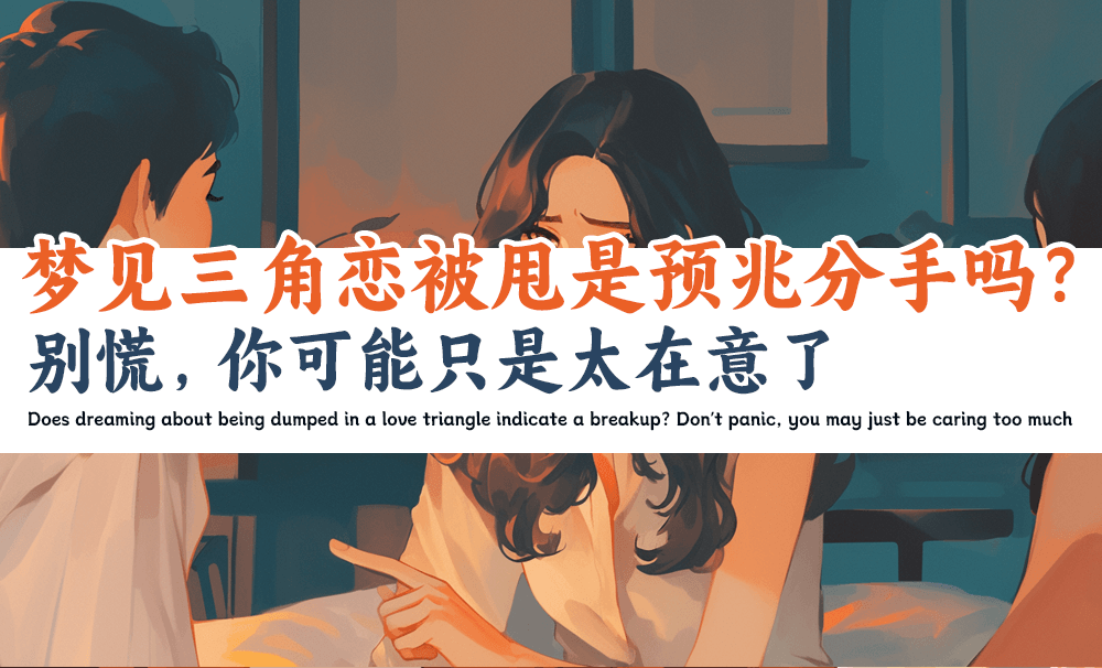 梦见三角恋被甩是预兆分手吗？别慌，你可能只是太在意了