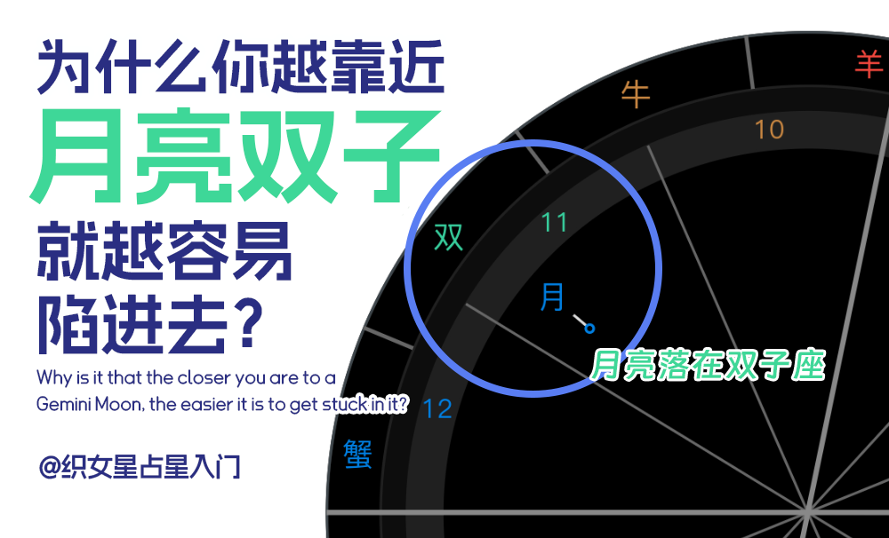 为什么你越靠近月亮双子，就越容易陷进去？