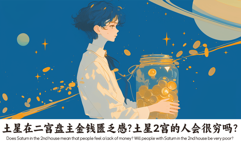 土星在二宫盘主金钱匮乏感