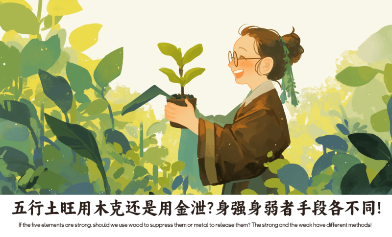 五行土旺用木克还是用金泄