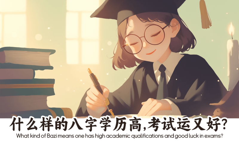 八字学历高，考试运又好