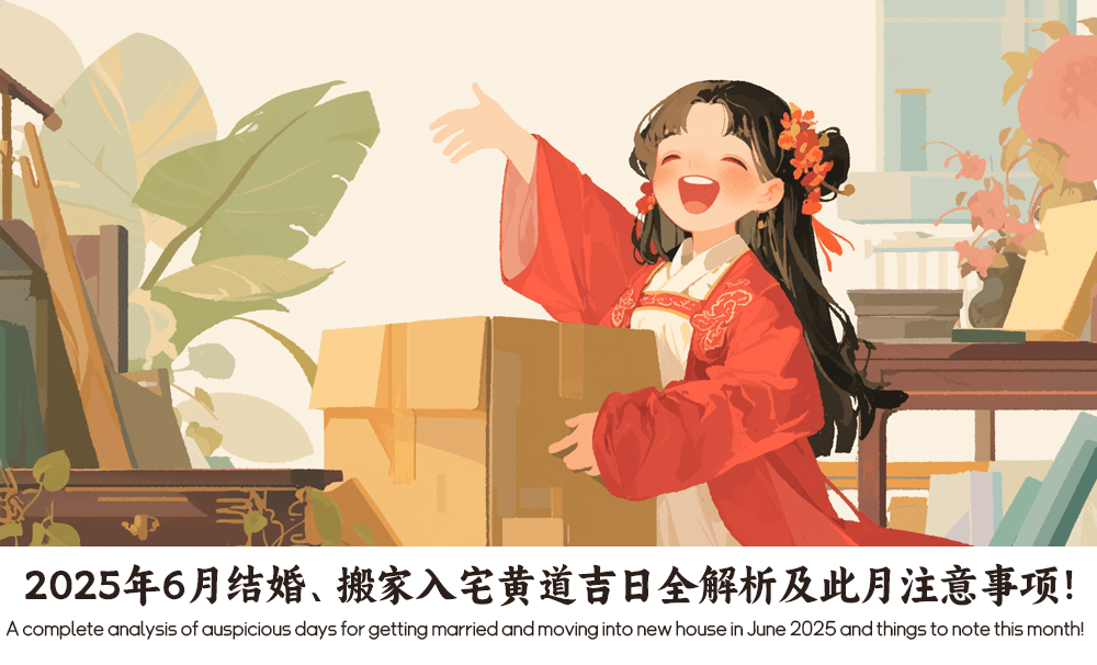 2025年6月结婚、搬家入宅黄道吉日全解析及此月注意事项！