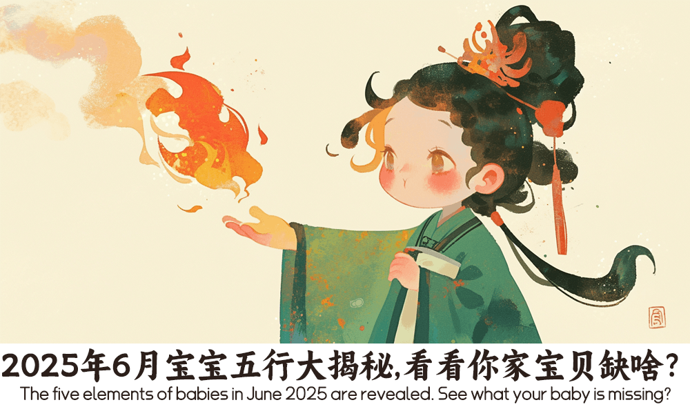 2025年6月宝宝五行大揭秘，看看你家宝贝缺啥？