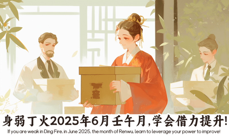 身弱丁火2025年6月壬午月