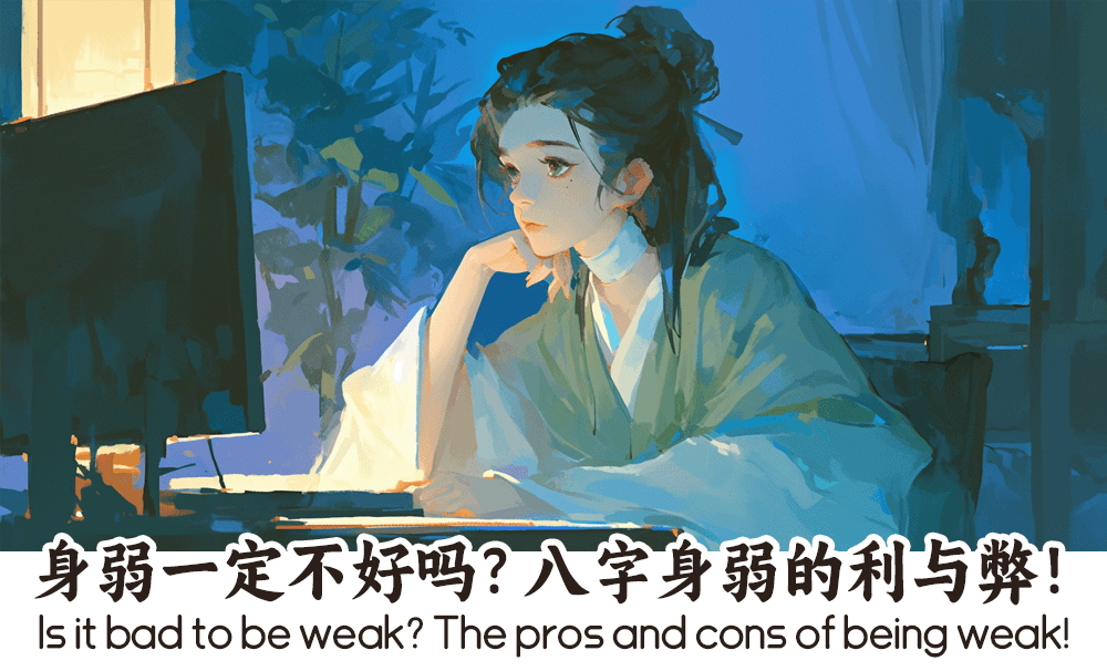身弱一定不好吗？八字身弱的利与弊！