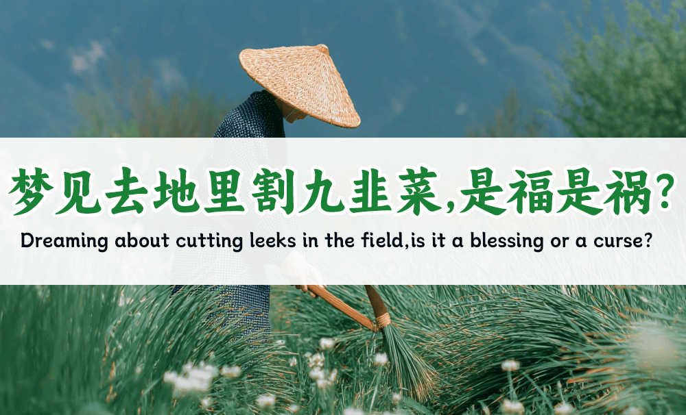 梦见去地里割九韭菜，是福是祸？