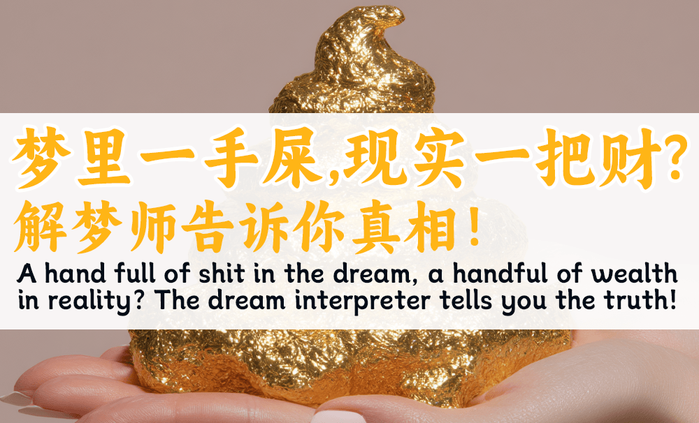 梦里一手屎，现实一把财？解梦师告诉你真相！