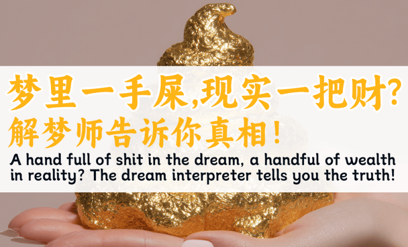 梦里一手屎，现实一把财