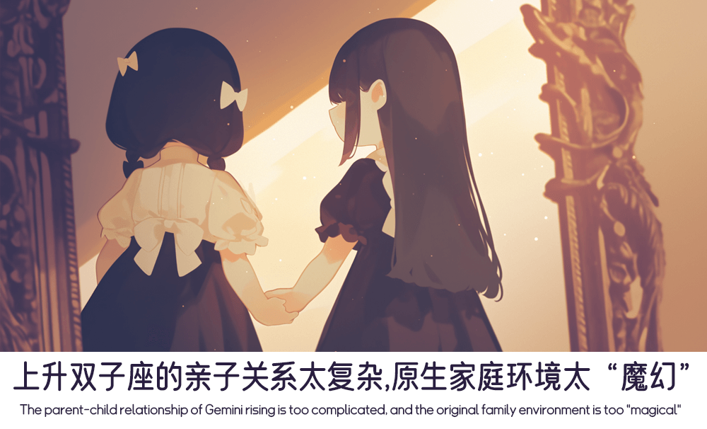 上升双子座的亲子关系太复杂，原生家庭环境太“魔幻”！