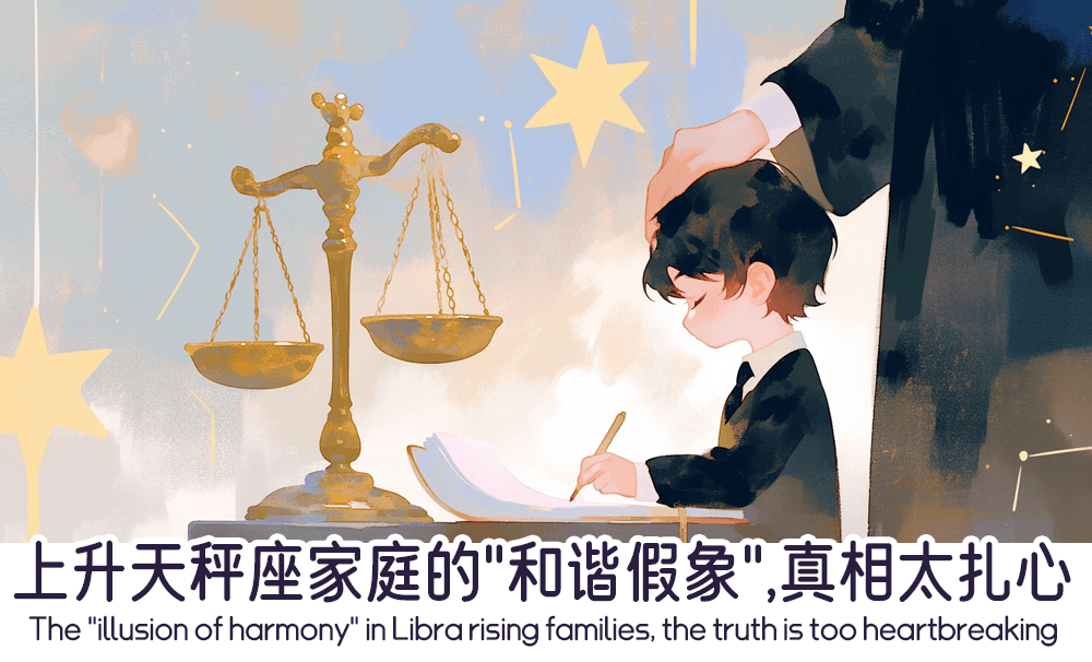 上升天秤座家庭的“和谐假象”，真相太扎心！