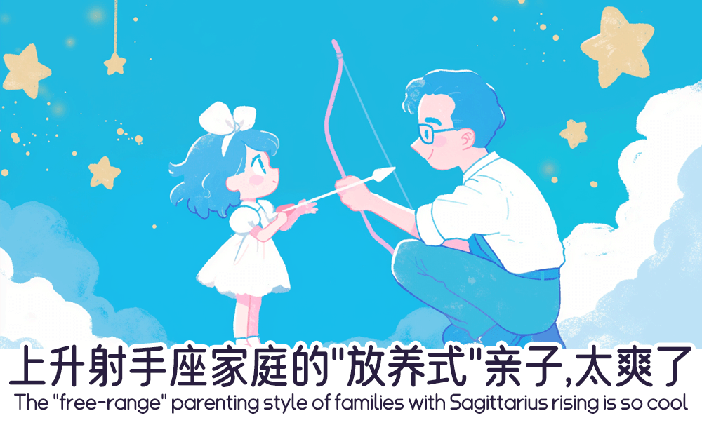 上升射手座家庭的“放养式”亲子，太爽了！
