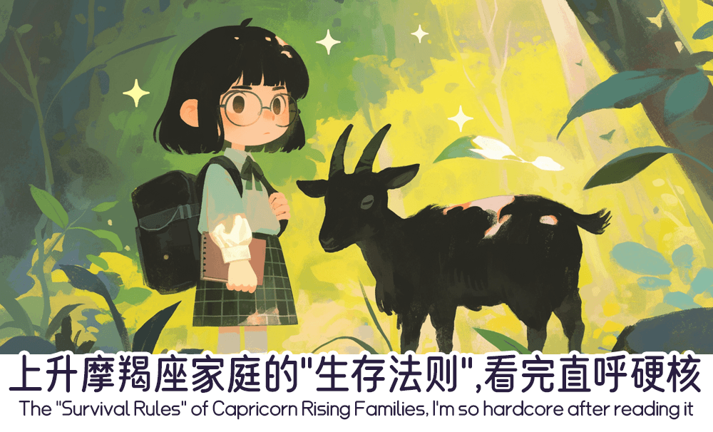 上升摩羯座家庭的“生存法则”，看完直呼硬核！