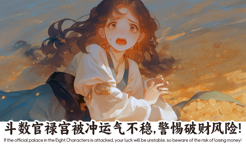 斗数官禄宫被冲