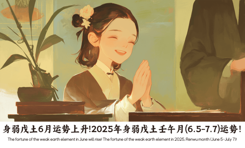 身弱戊土6月运势上升