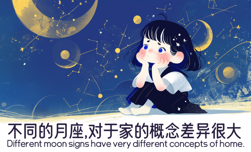 不同的月座对于家的概念差异