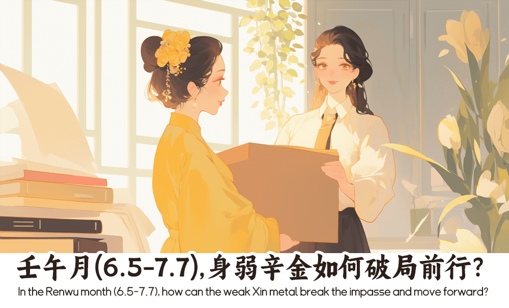 壬午月（6.5-7.7），身弱辛金如何破局前行？