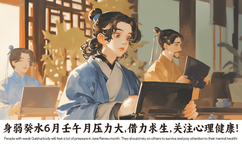 身弱癸水6月