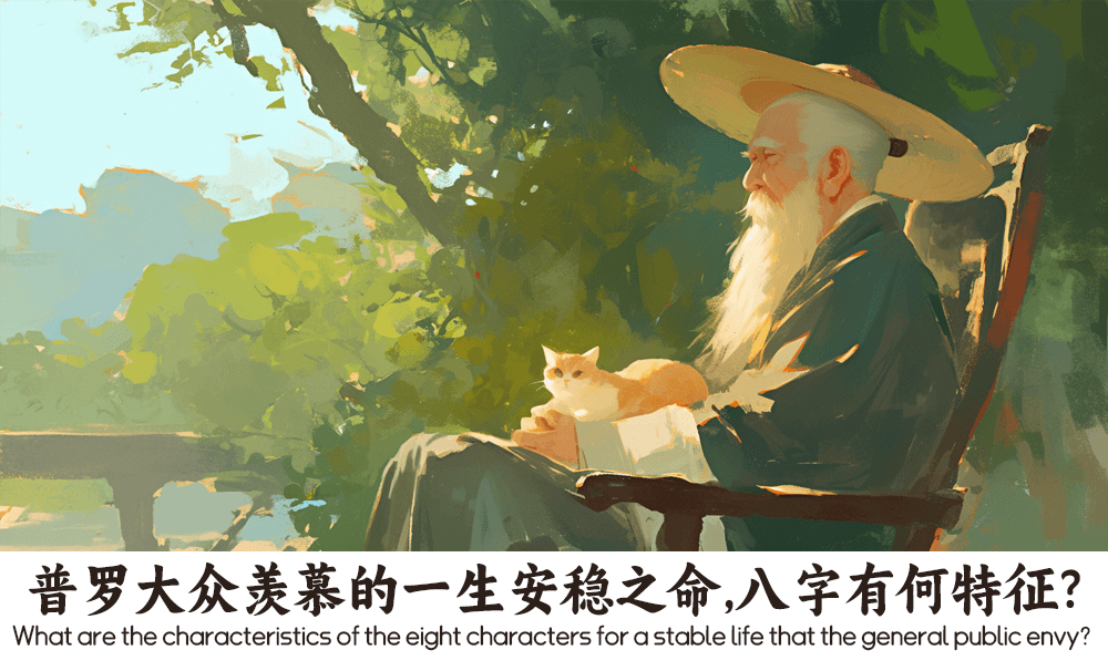 普罗大众羡慕的一生安稳之命，八字有何特征?
