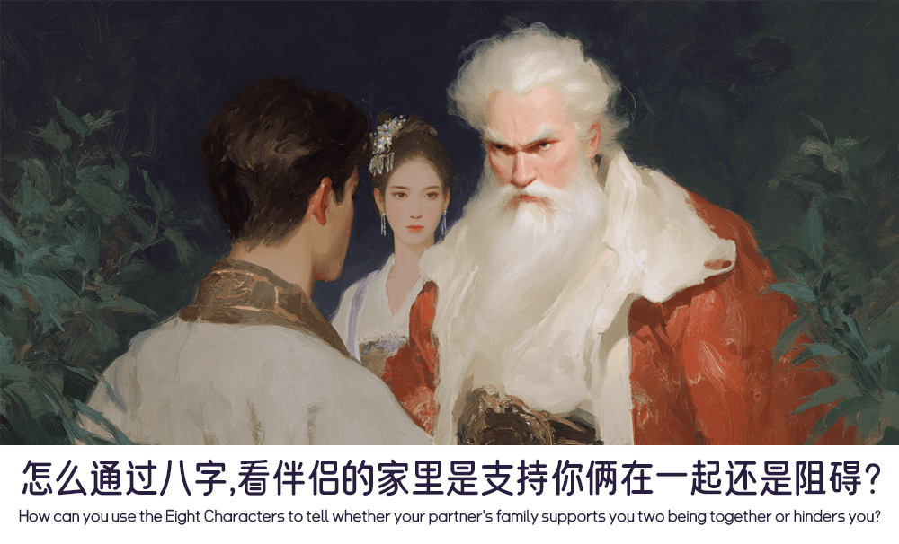 怎么通过八字，看伴侣的家里是支持你俩在一起还是阻碍？
