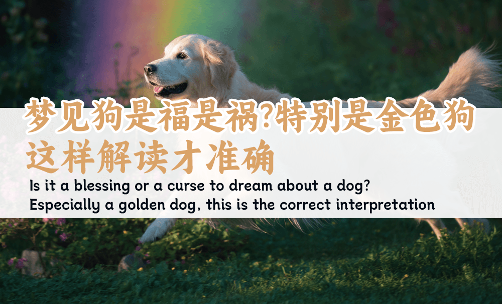 梦见狗是福是祸？特别是金色狗，这样解读才准确