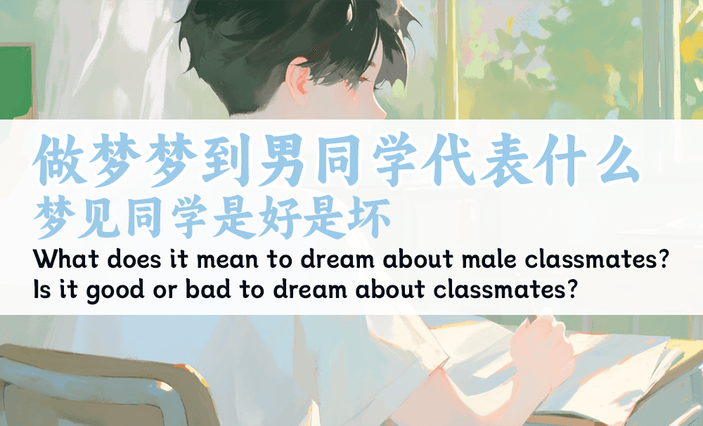 做梦梦到男同学代表什么，梦见同学是好是坏