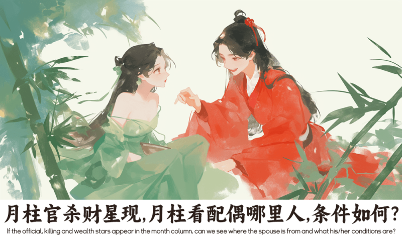 月柱官杀财星现