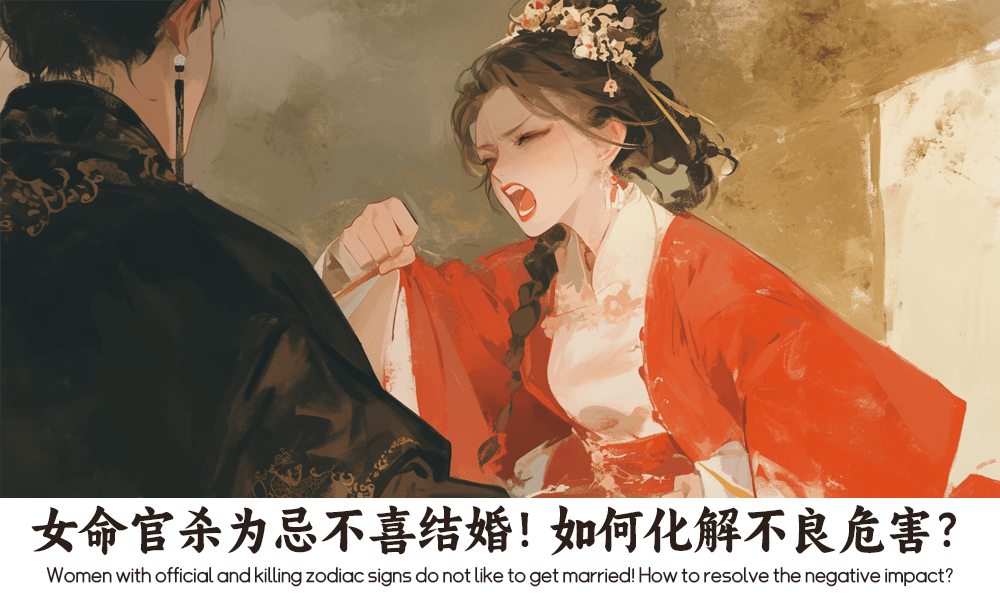 女命官杀为忌不喜结婚！如何化解不良危害？