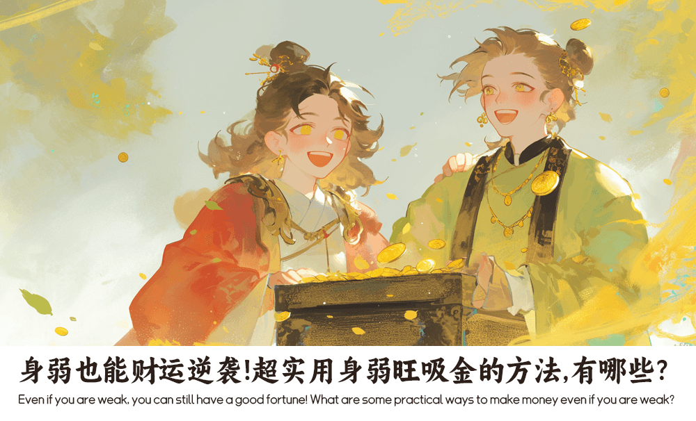身弱也能财运逆袭！超实用身弱旺吸金的方法，有哪些？