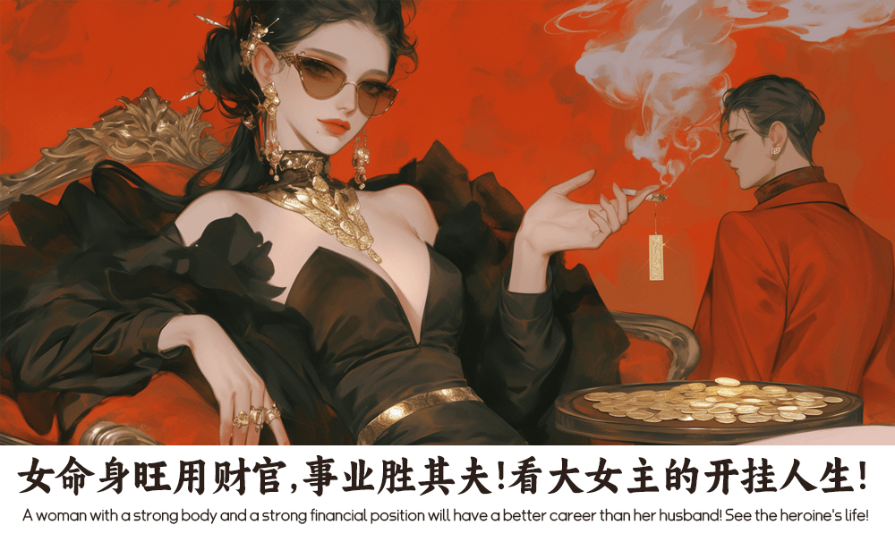 女命身旺用财官，事业胜其夫！看大女主的开挂人生！